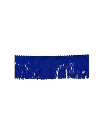 Frange rayonne bleu roi-5 cm